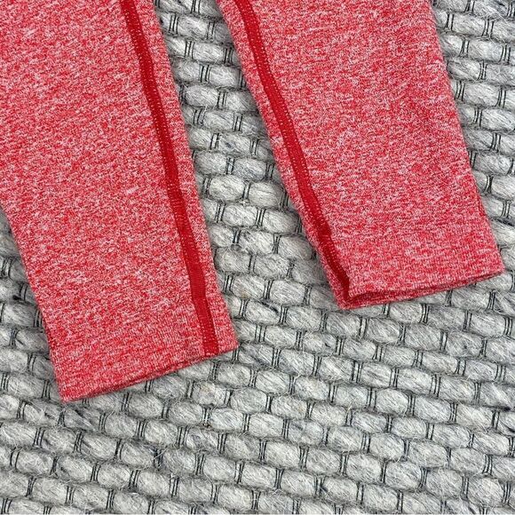 Gymshark Flex High Waist Seamless Leggings XS Red Marl Claret - Picture 7 of 9